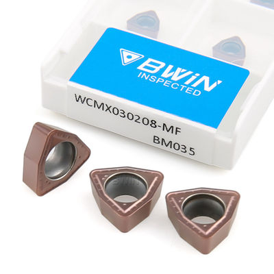 Wcmx 030208 Inserts en carbure CNC Inserts en carbure de tungstène en acier inoxydable