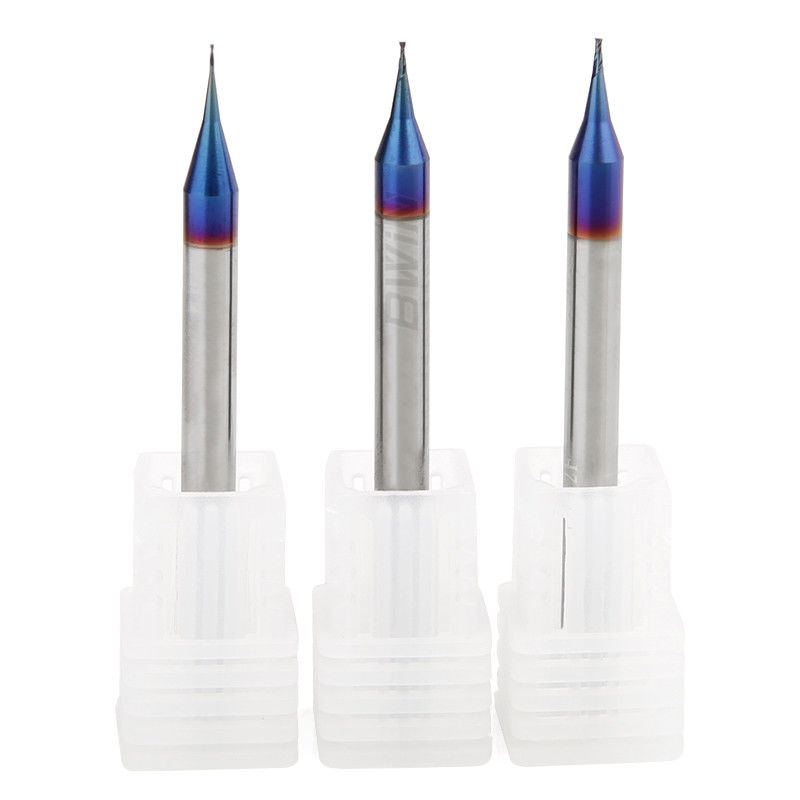 Le carbure solide 2 tuyaute la fraise en bout carrée de diamètre micro de 0,5 millimètres HRC65 2flute Endmill